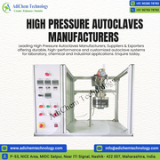 High Pressure Autoclaves Manufacturers | Suppliers & Exporters.